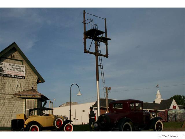 The standing tower was once a semaphore signal mast